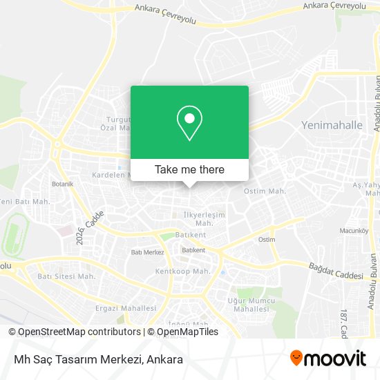 Mh Saç Tasarım Merkezi map