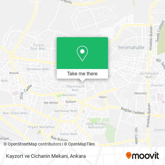 Kayzort ve Cichanin Mekani map