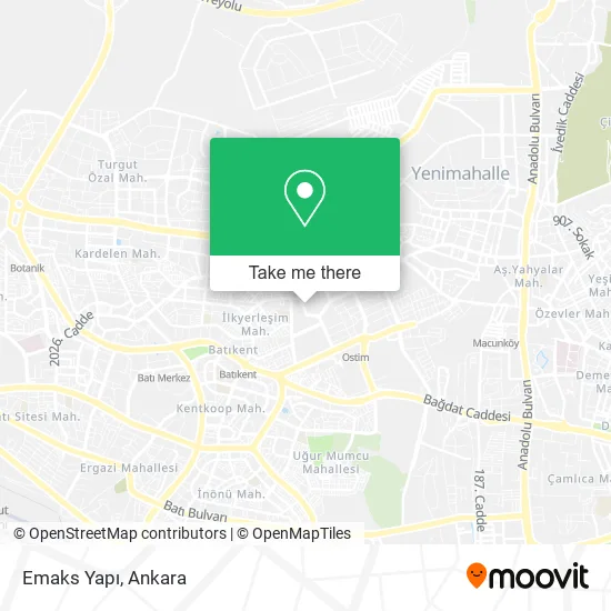Emaks Yapı map