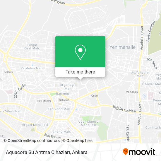 Aquacora Su Arıtma Cihazları map