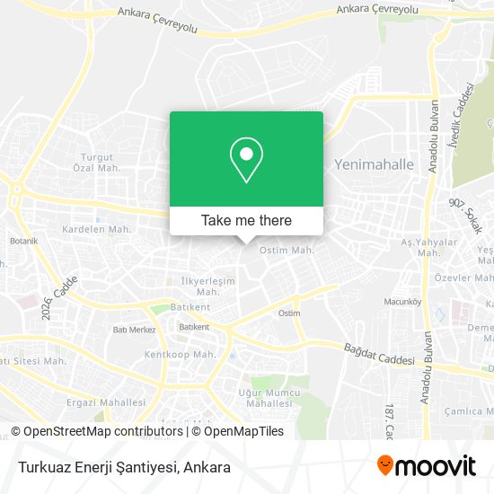 Turkuaz Enerji Şantiyesi map