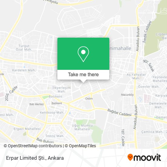 Erpar Limited Şti. map