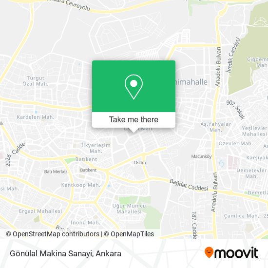 Gönülal Makina Sanayi map