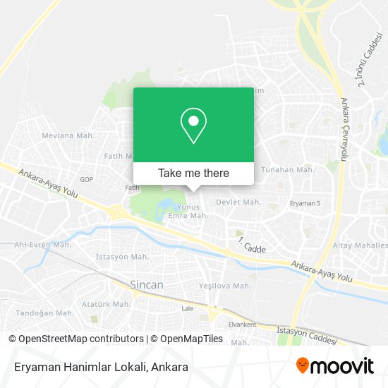 Eryaman Hanimlar Lokali map