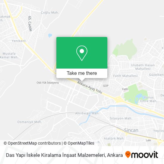 Das Yapı İskele Kiralama İnşaat Malzemeleri map