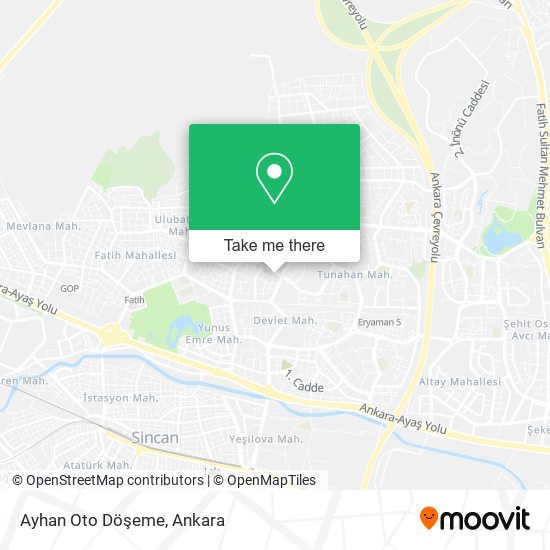 Ayhan Oto Döşeme map