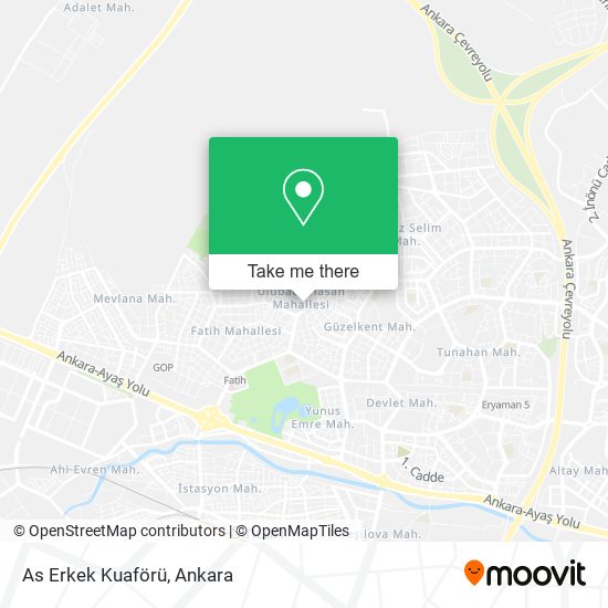 As Erkek Kuaförü map