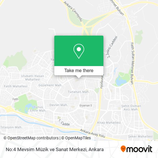No:4 Mevsim Müzik ve Sanat Merkezi map