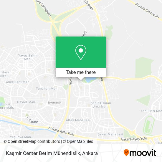 Kaşmir Center Betim Mühendislik map