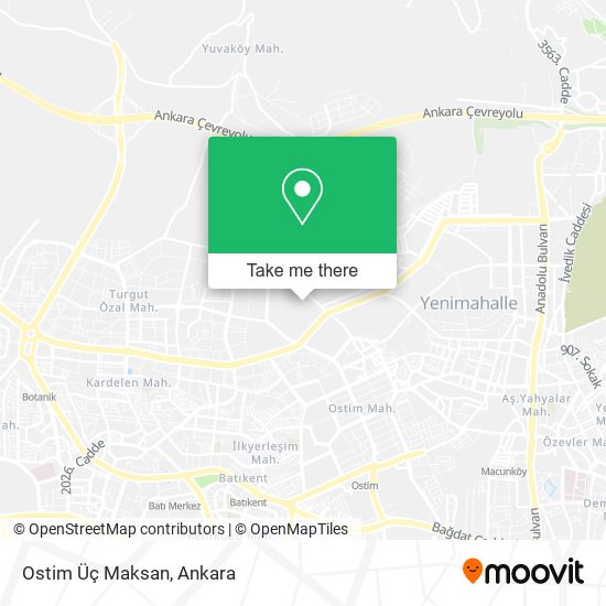 Ostim Üç Maksan map