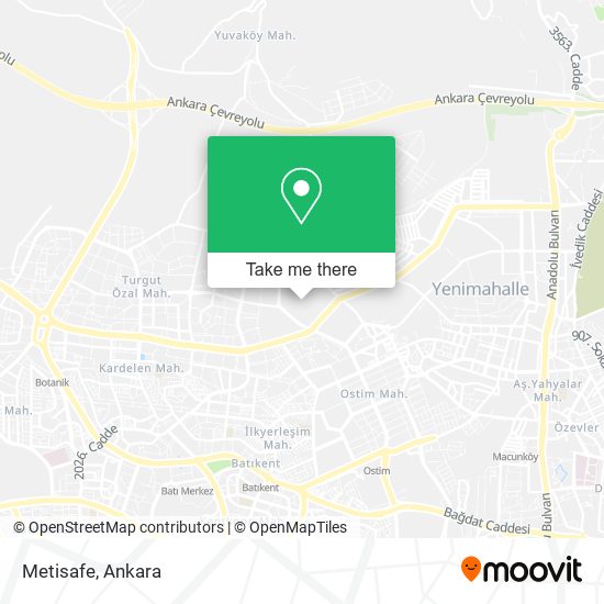 Metisafe map