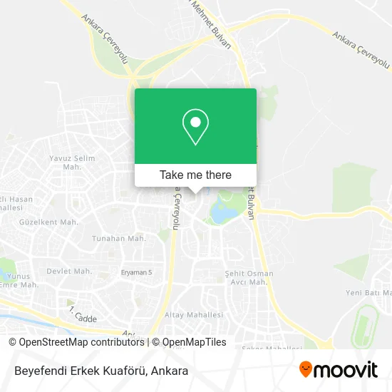 Beyefendi Erkek Kuaförü map