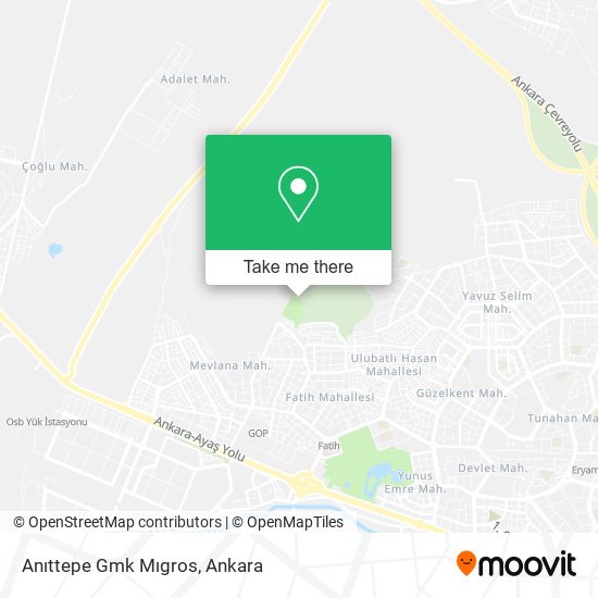 Anıttepe Gmk Mıgros map