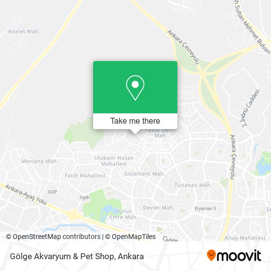 Gölge Akvaryum & Pet Shop map
