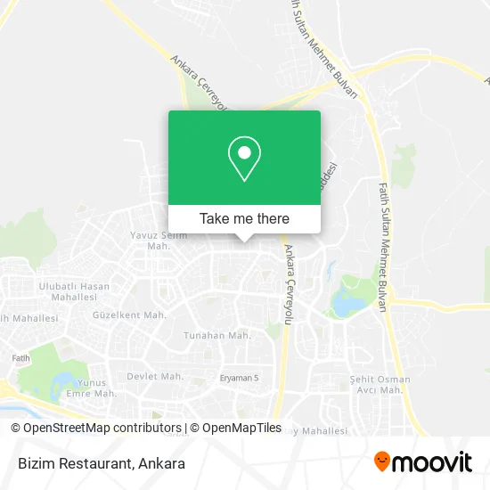 Bizim Restaurant map