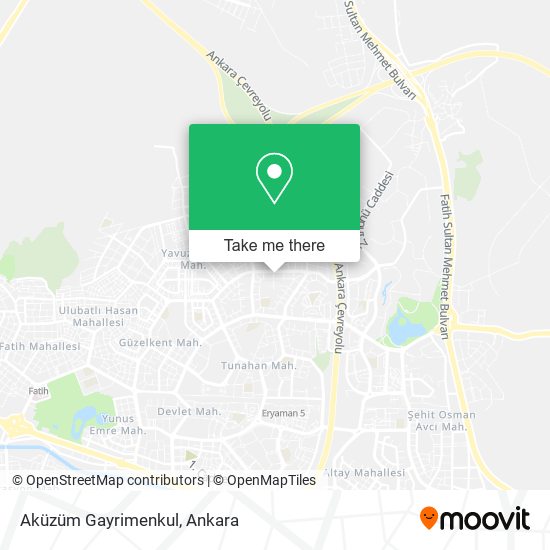 Aküzüm Gayrimenkul map