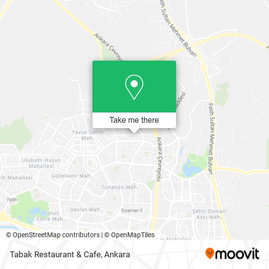 Tabak Restaurant & Cafe map