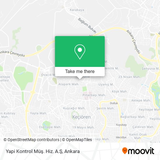 Yapi Kontrol Müş. Hiz. A.Ş map