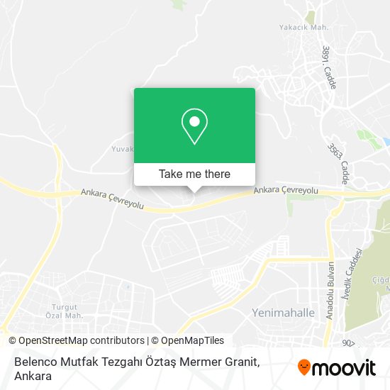 Belenco Mutfak Tezgahı Öztaş Mermer Granit map