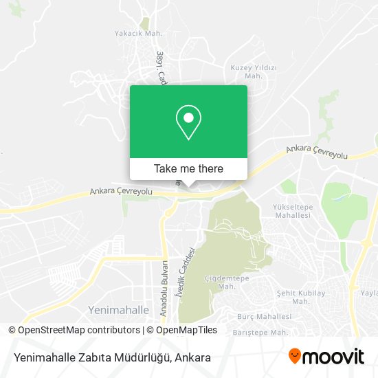 Yenimahalle Zabıta Müdürlüğü map