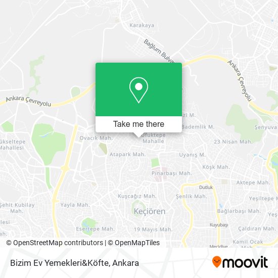 Bizim Ev Yemekleri&Köfte map