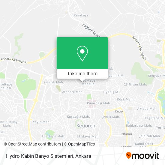 Hydro Kabin Banyo Sistemleri map