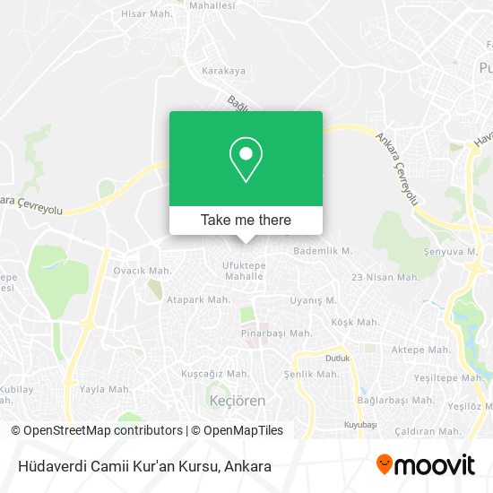 Hüdaverdi Camii Kur'an Kursu map