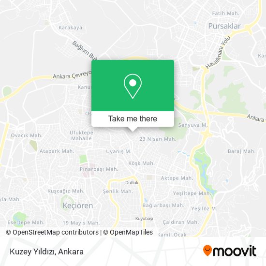 Kuzey Yıldızı map