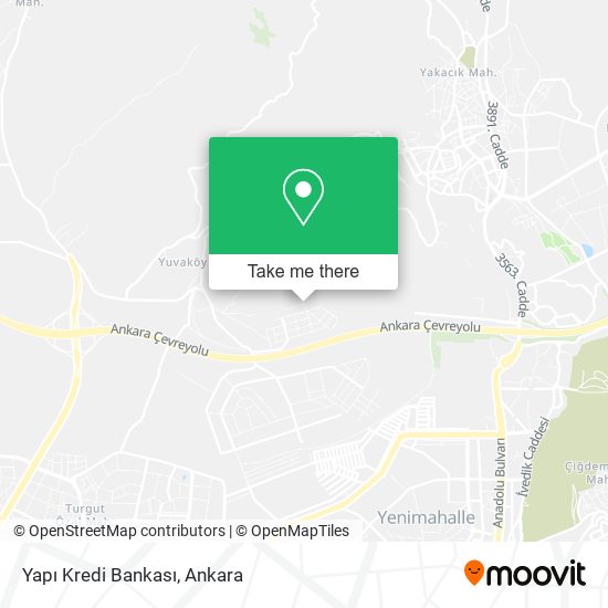 Yapı Kredi Bankası map