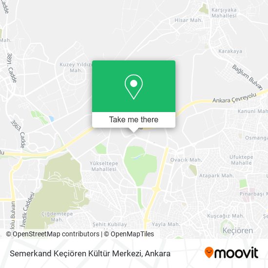 Semerkand Keçiören Kültür Merkezi map