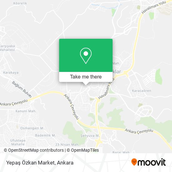 Yepaş Özkan Market map