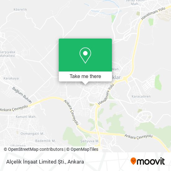 Alçelik İnşaat Limited Şti. map