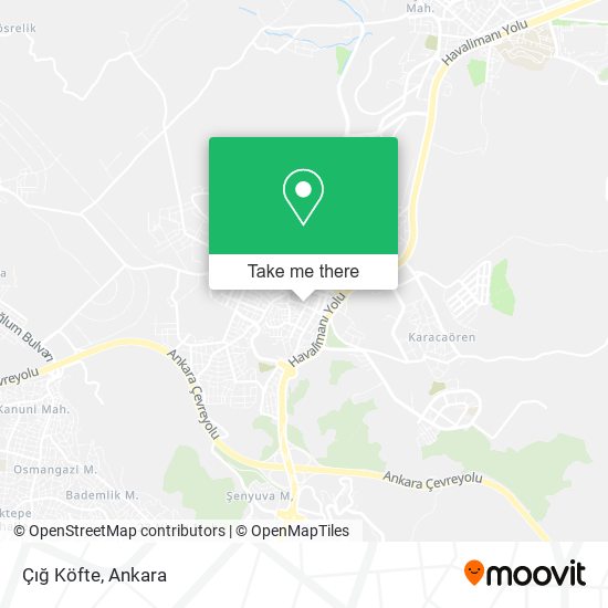 Çığ Köfte map