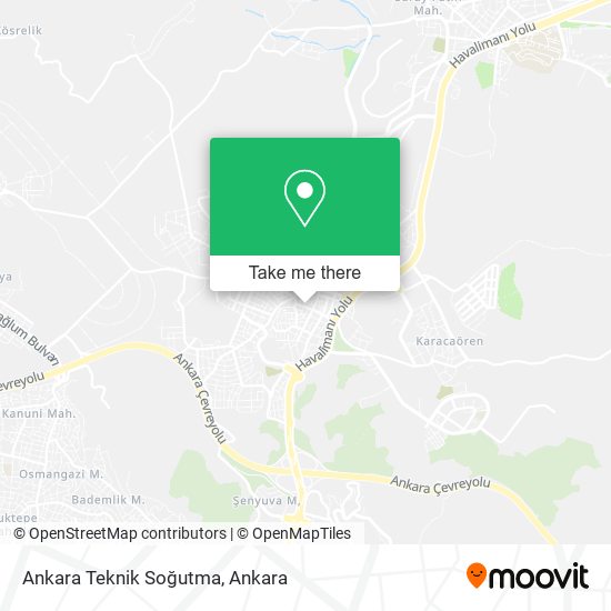 Ankara Teknik Soğutma map