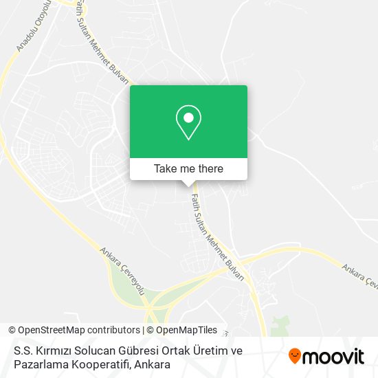 S.S. Kırmızı Solucan Gübresi Ortak Üretim ve Pazarlama Kooperatifi map