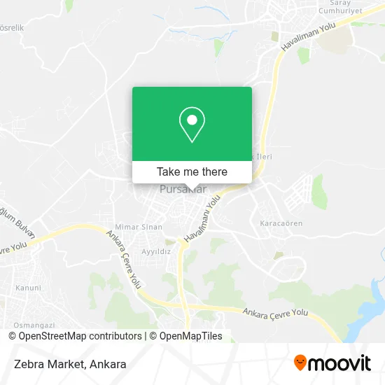Zebra Market map