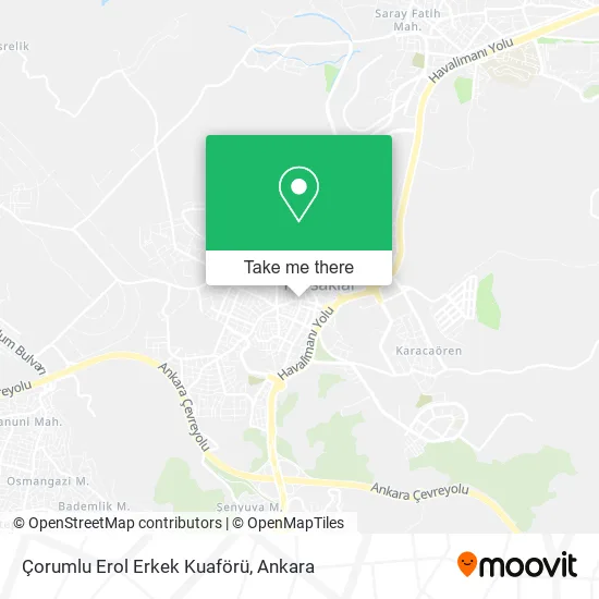 Çorumlu Erol Erkek Kuaförü map