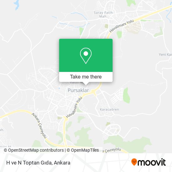 H ve N Toptan Gıda map