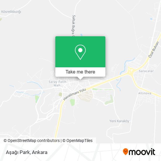 Aşağı Park map