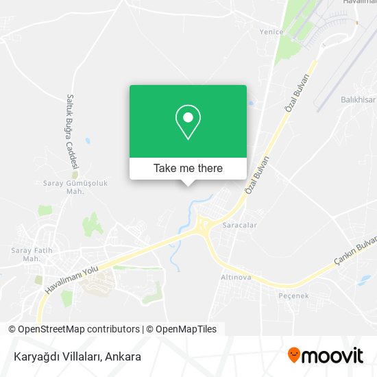 Karyağdı Villaları map