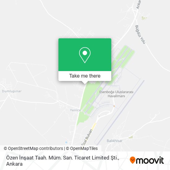 Özen İnşaat Taah. Müm. San. Ticaret Limited Şti. map