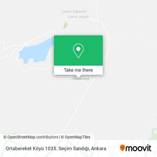 Ortabereket Köyü 1035. Seçim Sandığı map