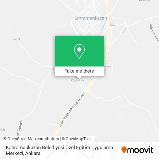 Kahramankazan Belediyesi Özel Eğitim Uygulama Merkezi map
