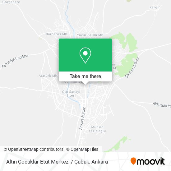 Altın Çocuklar Etüt Merkezi / Çubuk map