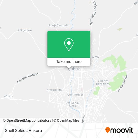 Shell Select map