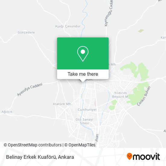 Belinay Erkek Kuaförü map