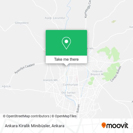 Ankara Kiralik Minibüsler map