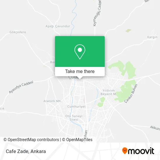 Cafe Zade map