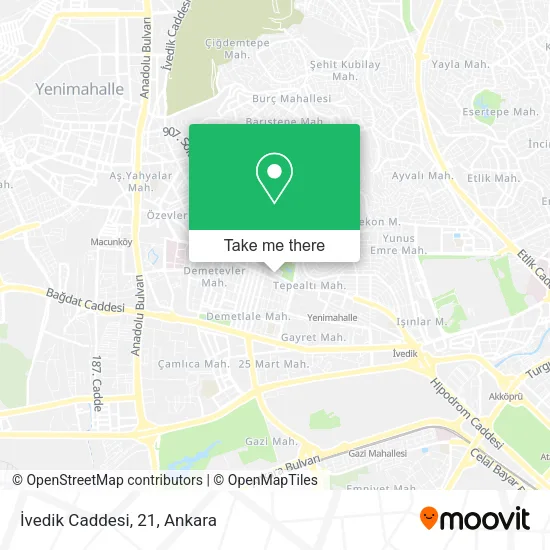 İvedik Caddesi, 21 map