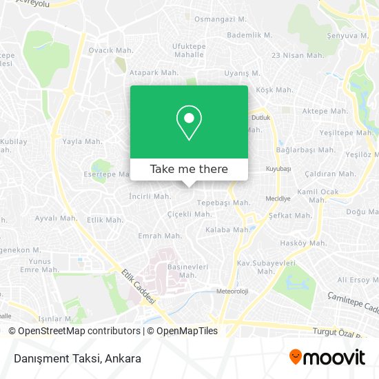 Danışment Taksi map